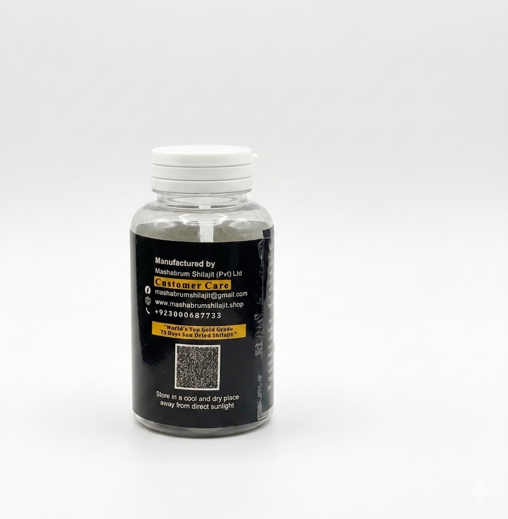 60 Capsules Himalayan Shilajit Gummies – Mashabrum Shilajit